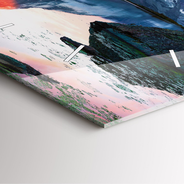 Reloj cuadrado Lago Stellisee Matterhorn