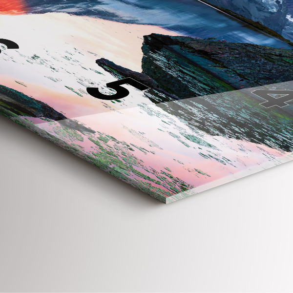 Reloj cuadrado Lago Stellisee Matterhorn