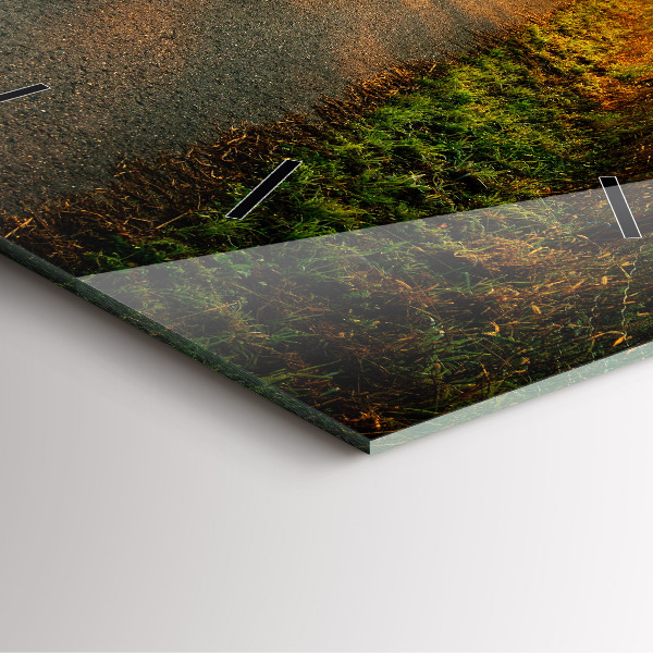 Reloj de pared cuadrado Niebla al amanecer