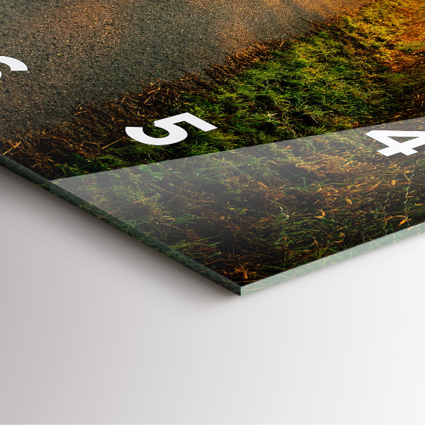 Reloj de pared cuadrado Niebla al amanecer