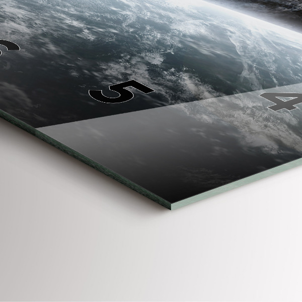 Reloj de pared cuadrado Cosmos Planetas