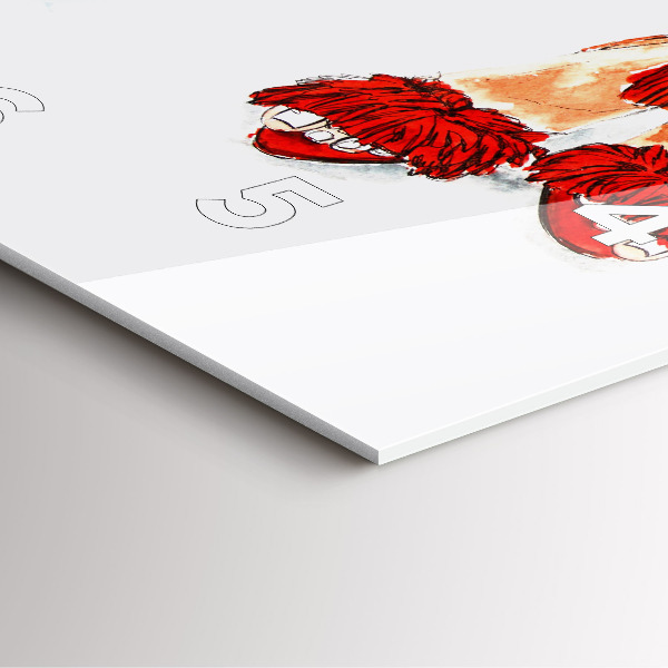 Reloj de pared cuadrado Alfileres de mujer