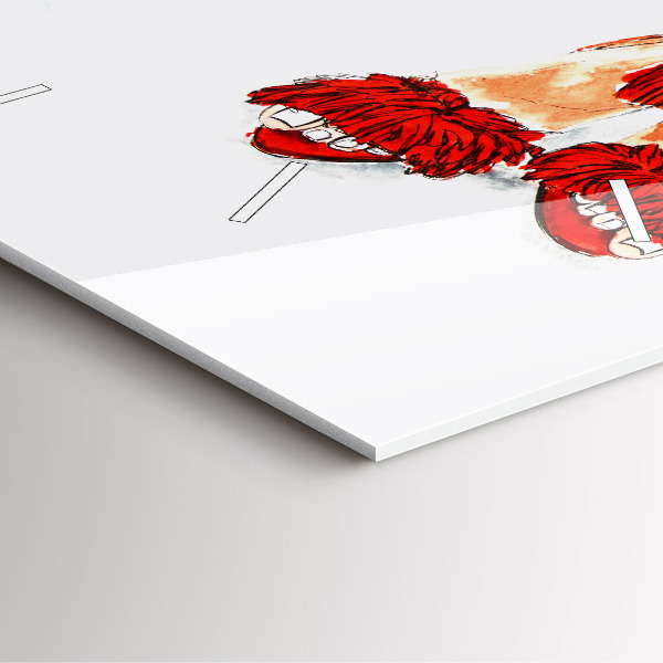 Reloj de pared cuadrado Alfileres de mujer