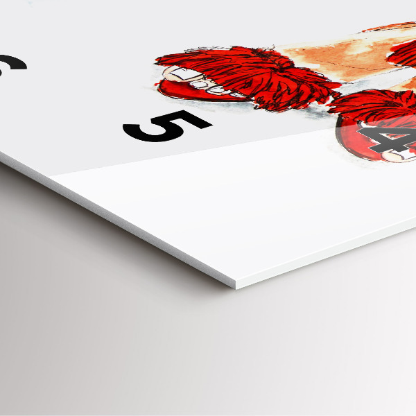 Reloj de pared cuadrado Alfileres de mujer