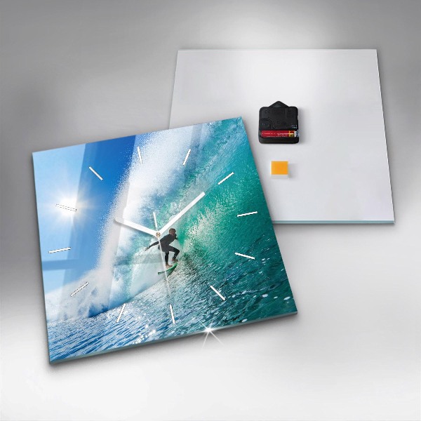 Reloj cuadrado Surf en Hawai