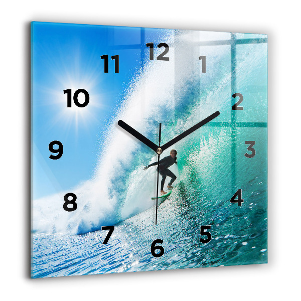 Reloj cuadrado Surf en Hawai