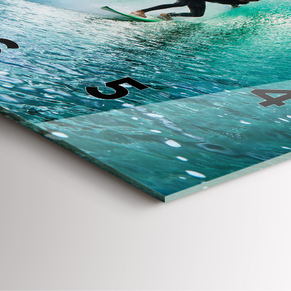 Reloj cuadrado Surf en Hawai