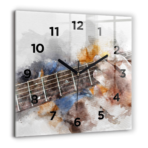 Reloj cuadrado Guitarra