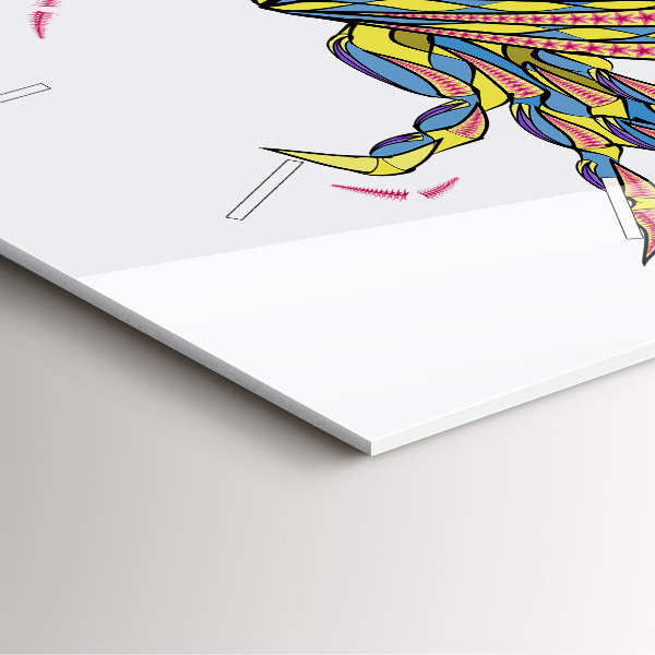 Reloj cuadrado Cangrejo étnico