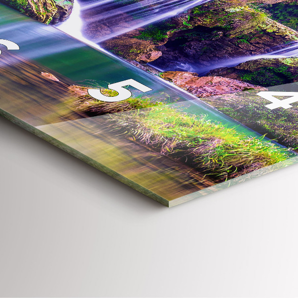 Reloj de pared cuadrado Cascada Jiulong China