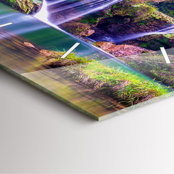 Reloj de pared cuadrado Cascada Jiulong China