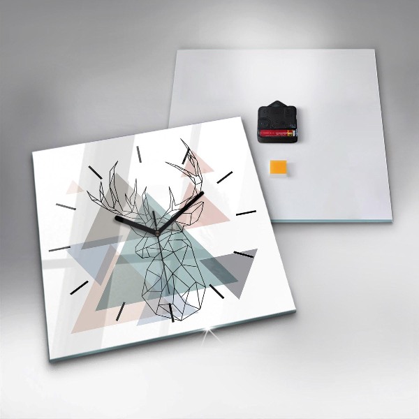 Reloj cuadrado Reno estilo escandinavo