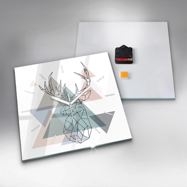 Reloj cuadrado Reno estilo escandinavo