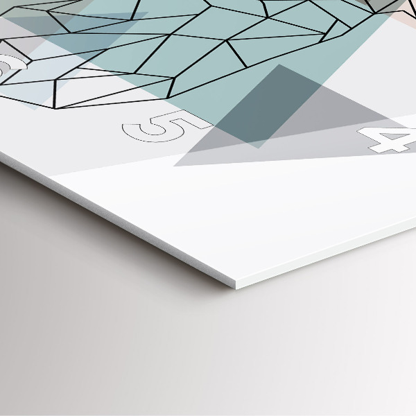 Reloj cuadrado Reno estilo escandinavo