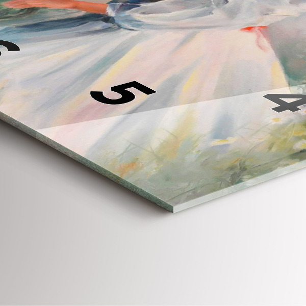 Reloj cuadrado Hermosa mujer con un caballo