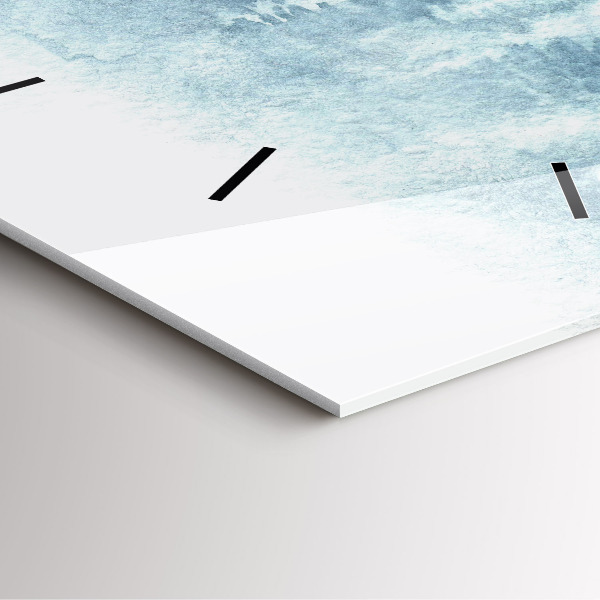 Reloj de pared cuadrado Bosque invernal