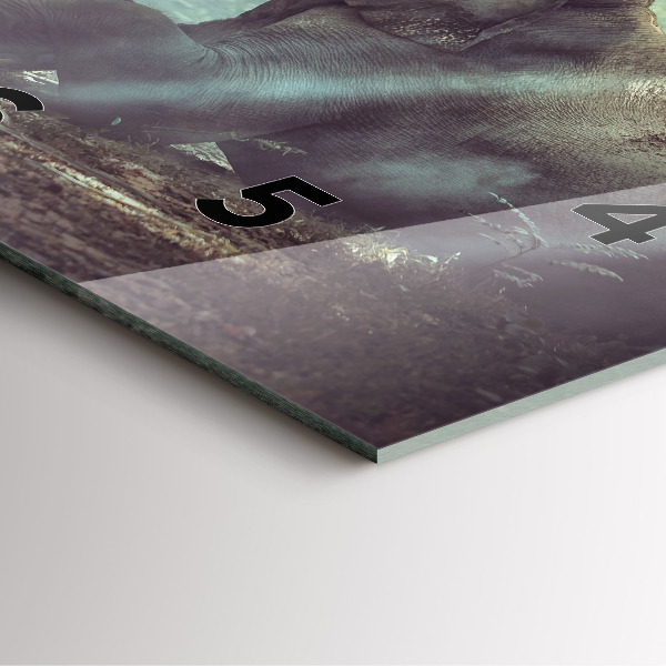 Reloj cuadrado Niño leyendo un libro