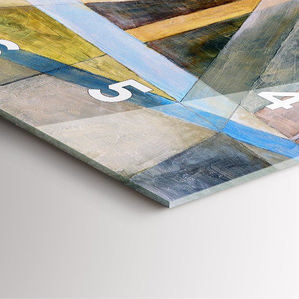 Reloj cuadrado Pintura impresionista