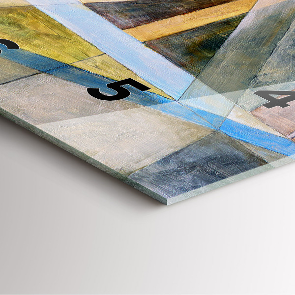 Reloj cuadrado Pintura impresionista