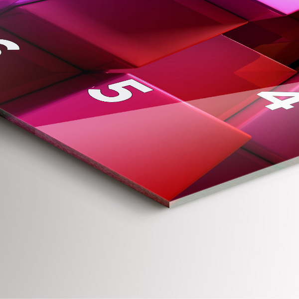 Reloj cuadrado Cubos de colores