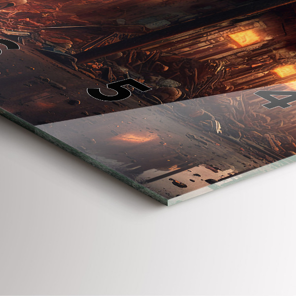 Reloj cuadrado Edificio apocalíptico