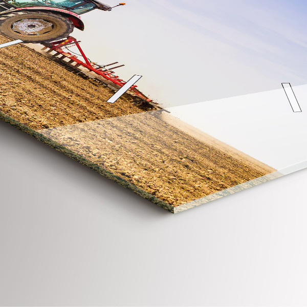 Reloj cuadrado Granjero en tractor