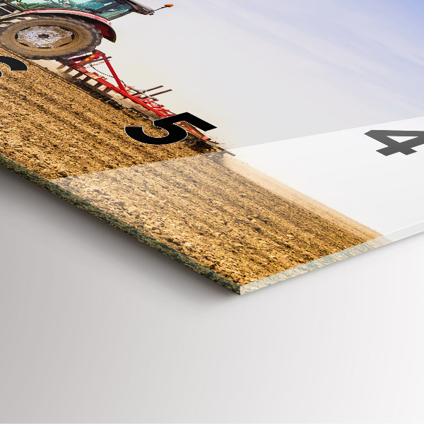 Reloj cuadrado Granjero en tractor