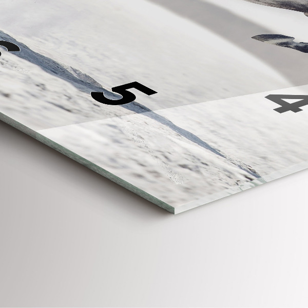 Reloj cuadrado Caballo blanco al galope