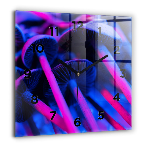 Reloj de pared cuadrado Setas mágicas en colores