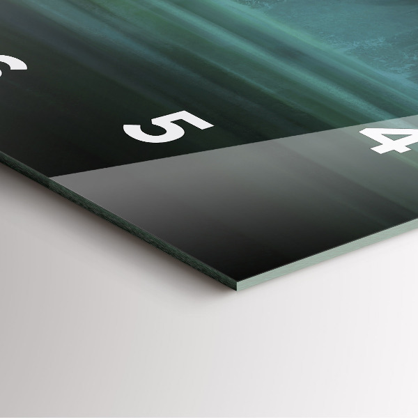 Reloj cuadrado Hombre y monstruo en pantano