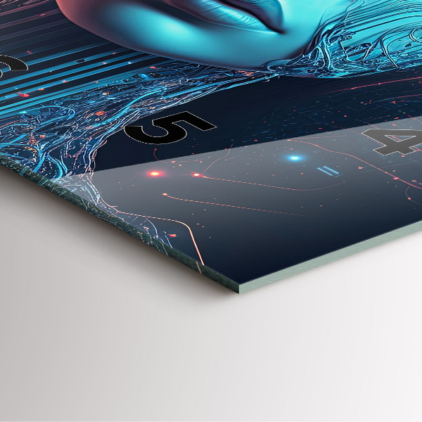 Reloj de pared cuadrado Inteligencia artificial