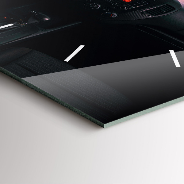 Reloj de pared cuadrado Coche en Tokio