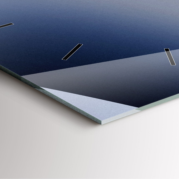 Reloj cuadrado Sol abstracto