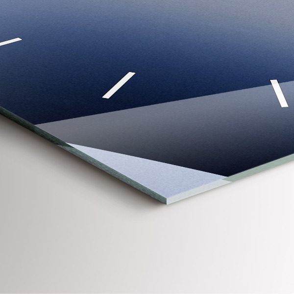 Reloj cuadrado Sol abstracto