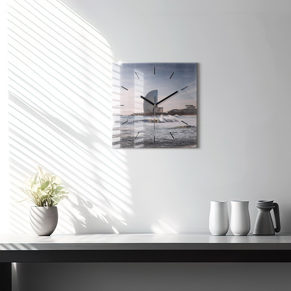 Reloj cuadrado Surfista en Barcelona