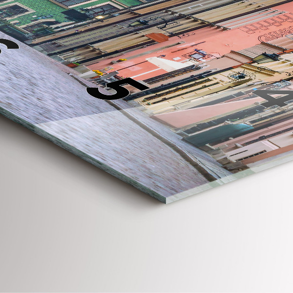 Reloj de pared cuadrado Casco antiguo de Varsovia