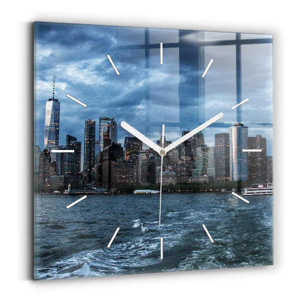 Reloj cuadrado Panorama de Nueva York
