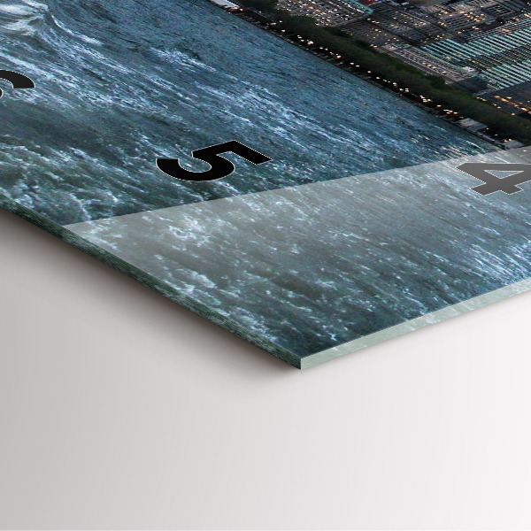 Reloj cuadrado Panorama de Nueva York