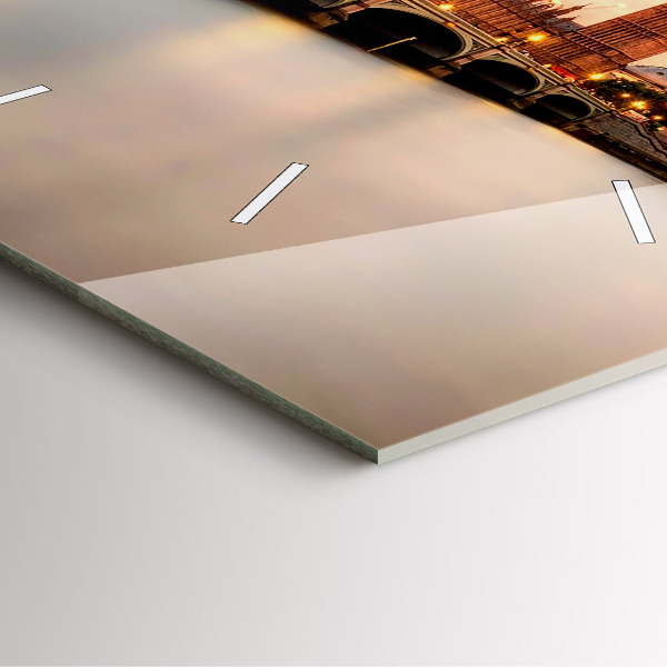 Reloj cuadrado Big Ben, horizonte de Londres