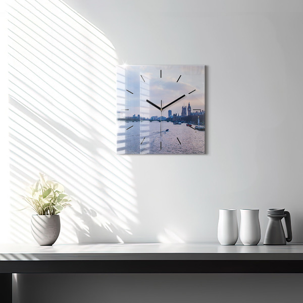 Reloj de pared cuadrado Panorama del London Eye