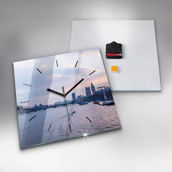 Reloj de pared cuadrado Panorama del London Eye