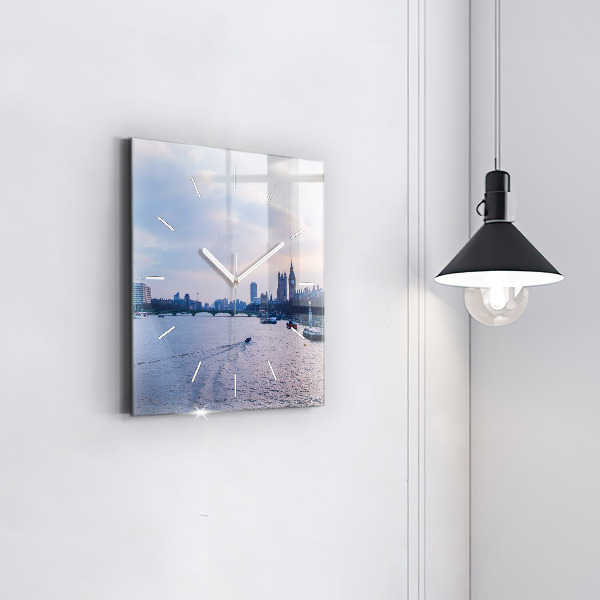 Reloj de pared cuadrado Panorama del London Eye