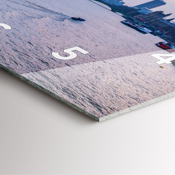 Reloj de pared cuadrado Panorama del London Eye