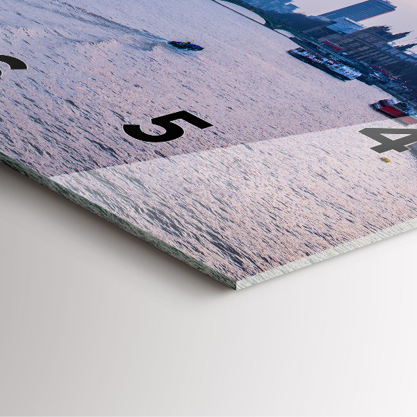 Reloj de pared cuadrado Panorama del London Eye