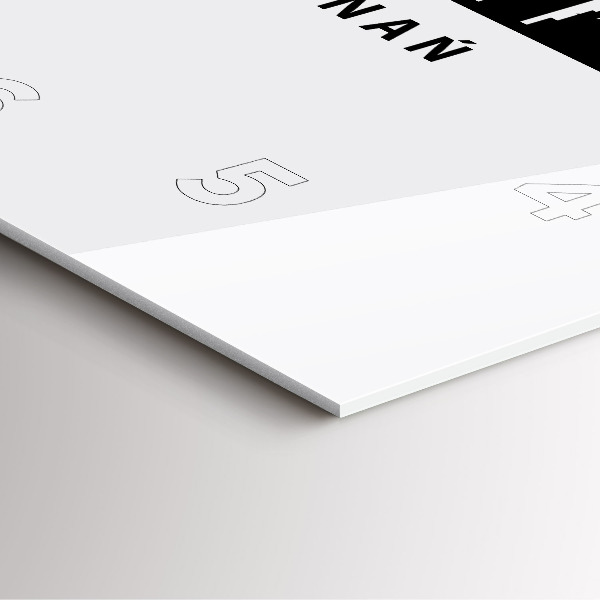 Reloj de pared cuadrado Gráfico del horizonte de Poznan