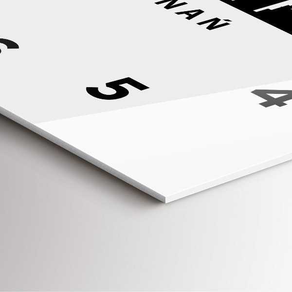 Reloj de pared cuadrado Gráfico del horizonte de Poznan