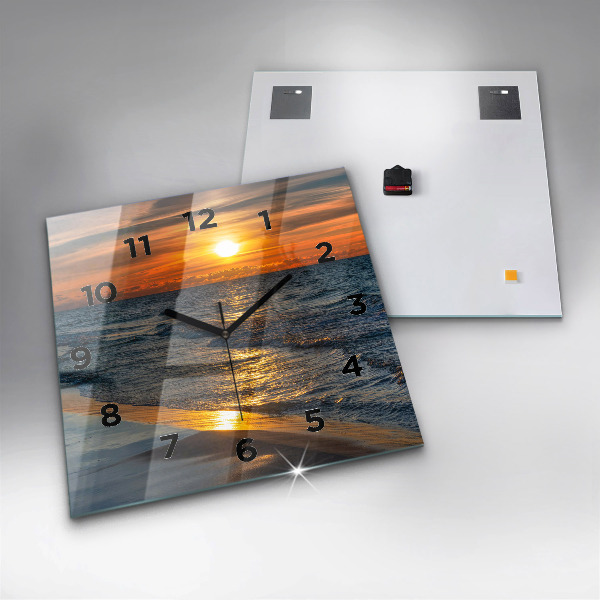 Reloj cuadrado Władysławowo Mar Báltico