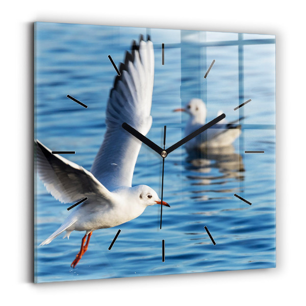 Reloj cuadrado Gaviotas en Gdynia