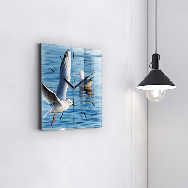 Reloj cuadrado Gaviotas en Gdynia