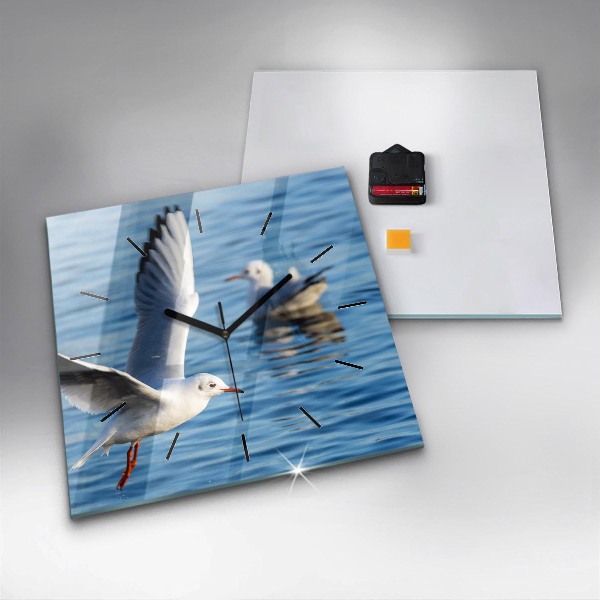 Reloj cuadrado Gaviotas en Gdynia